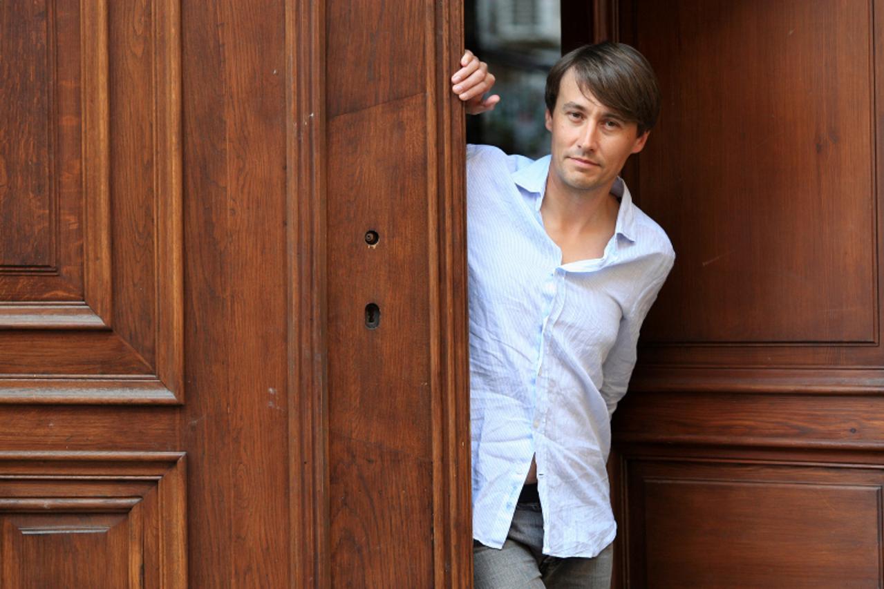 '10.05.2011. Preradoviceva, Zagreb- Ales Steger, slovenski pisac, pjesnik, prevoditelj i kriticar. Photo: Boris Scitar/PIXSELL'