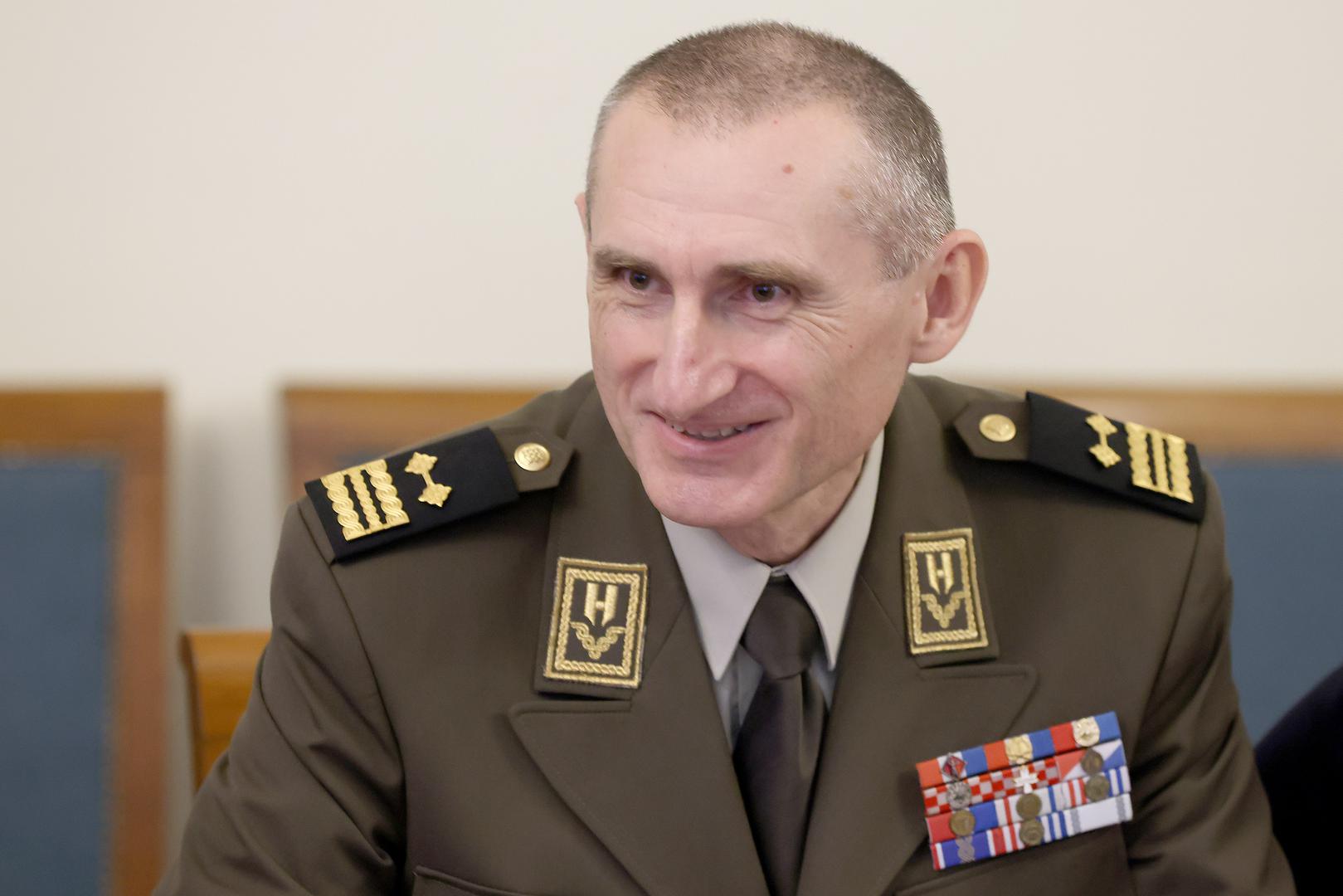 01.03.2024., Zagreb - Na 43. sjednici Odbor za obranu raspravlja o imenovanju novog nacelnika Glavnog stozera oruzanih snaga RH. Vlada je za tu funkciju zbog umirovljenja admirala Roberta Hranja predlozila general bojnika Tihomira Kundida. . Photo: Patrik Macek/PIXSELL