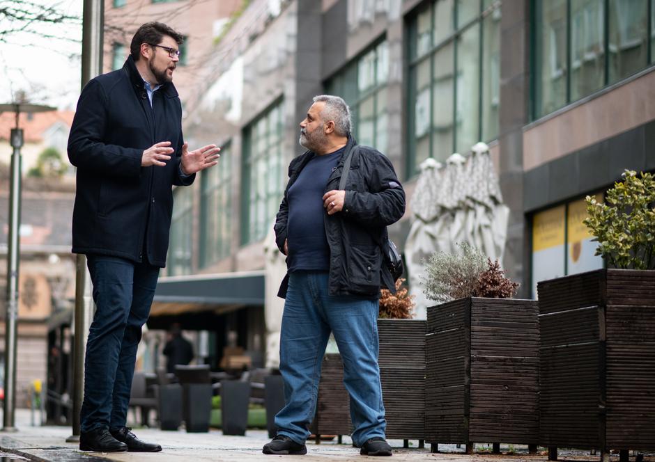 Zagreb: Predsjednik SDP-a Peđa Grbin