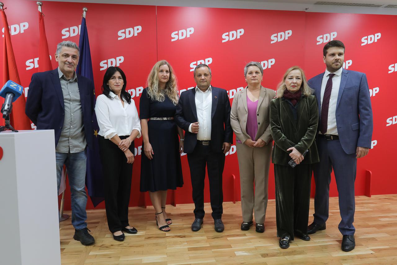 Zagreb: Konferencija za medije SDP-a
