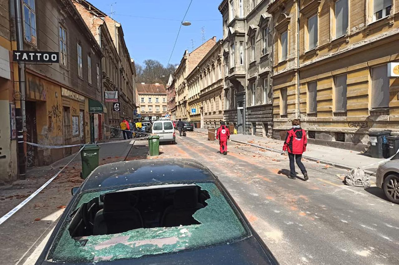 Hrvatski Crveni križ na terenu nakon potresa
