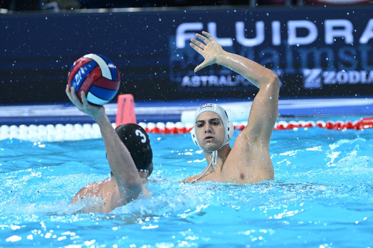 Beograd: Utakmica 3. kola 37. Europskog vaterpolo prvenstva, Malta - Mađarska