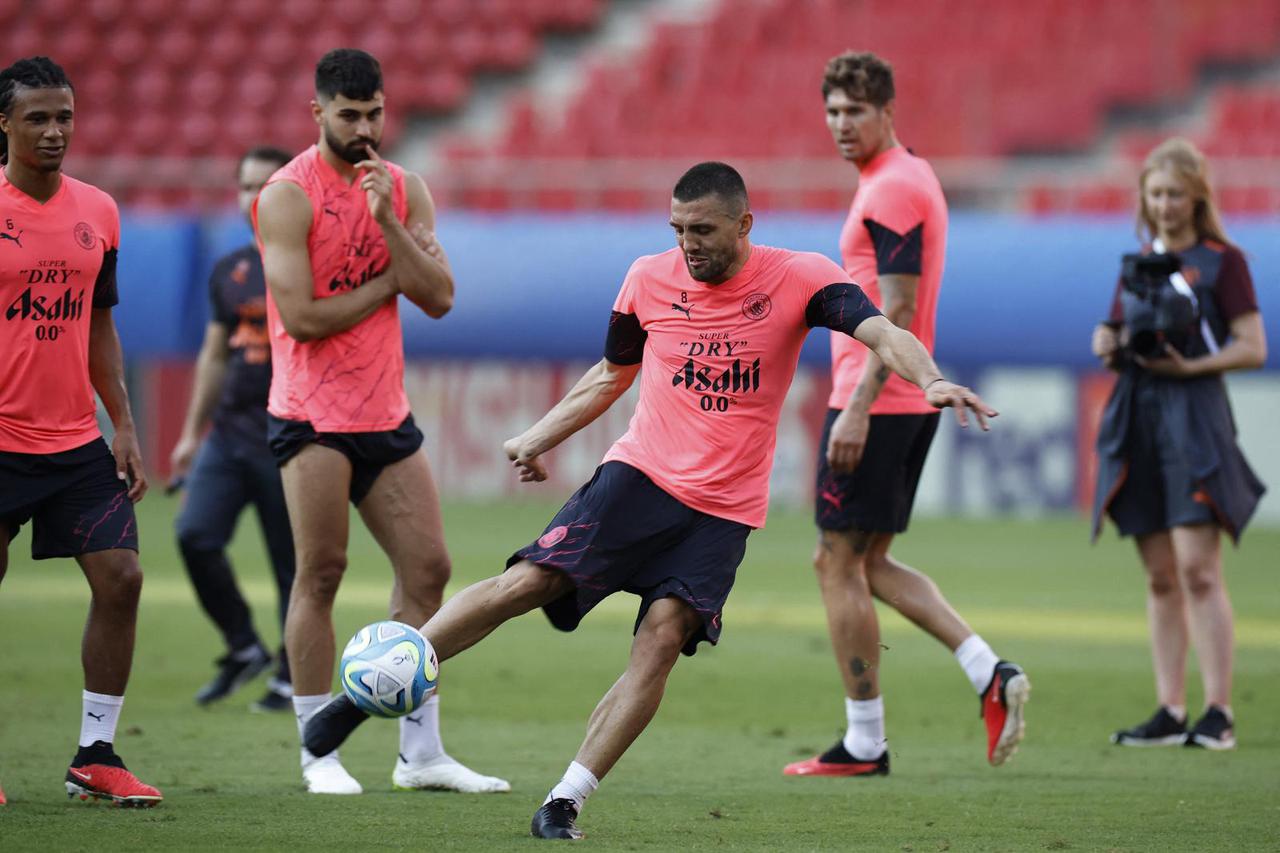UEFA Super Cup - Manchester City Training