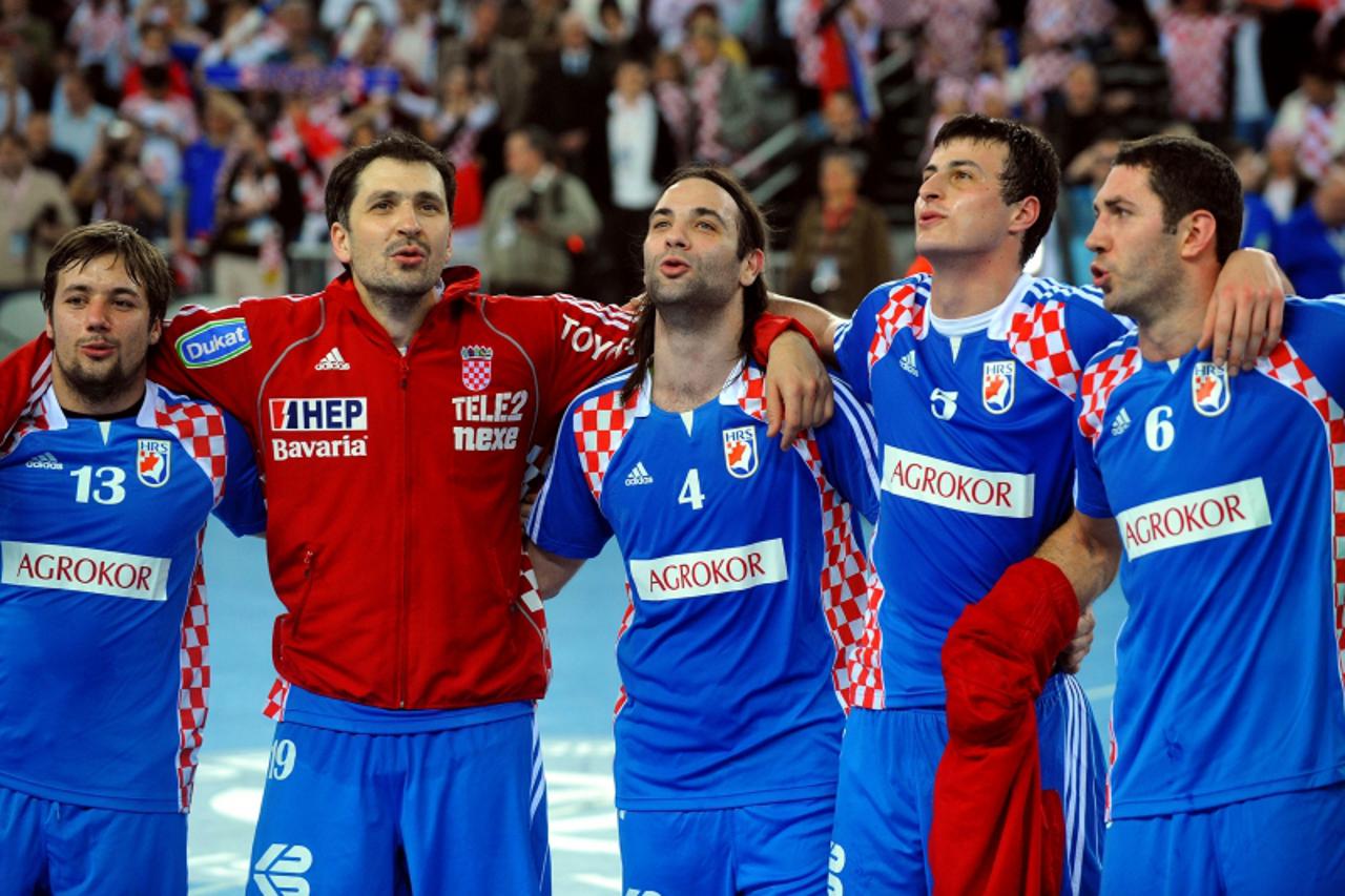'sport... zagreb.. 30.01.2009.  dvorana Arena, Zagreb, Hrvatska - Hrvatska i Poljska odigrale su na Svjetskom prvenstvu u rukometu polufinalnu utakmicu. Hrvatska je jedina reprezentacija na Svjetskom 