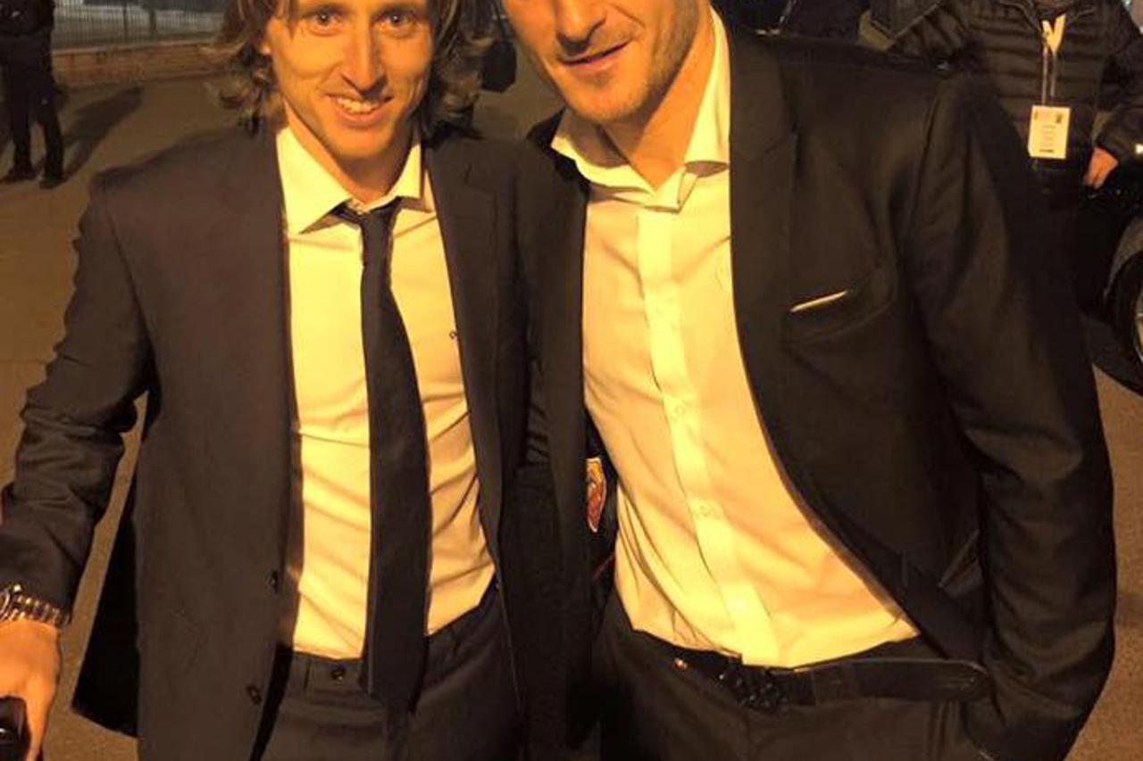 Luka Modrić, Francesco Totti