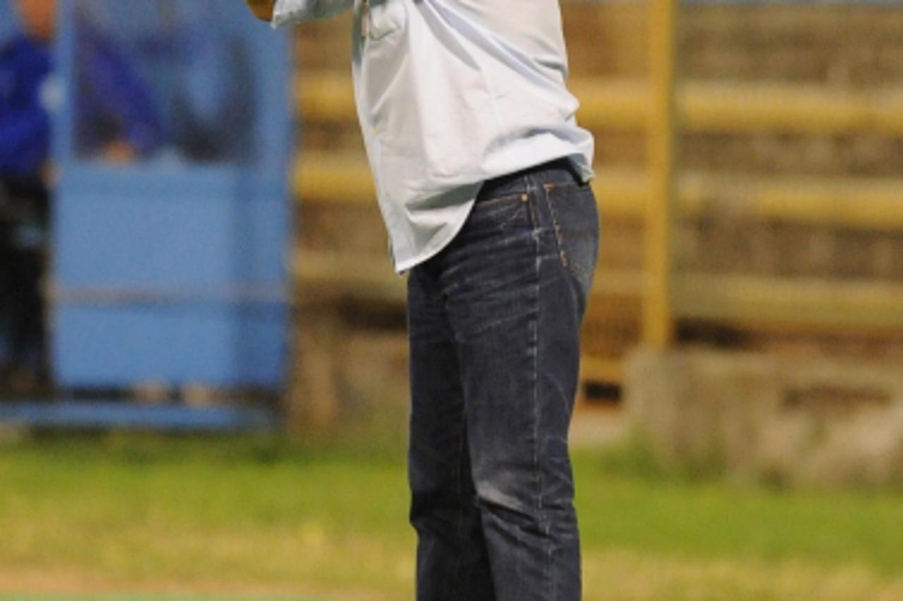 '14.08.2010.,stadion Subicevac, Sibenik - Odigrano je 4. kolo 1. HNL, NK Sibenik - NK Zagreb Ivo Susak Photo: Hrvoje Jelavic/PIXSELL'