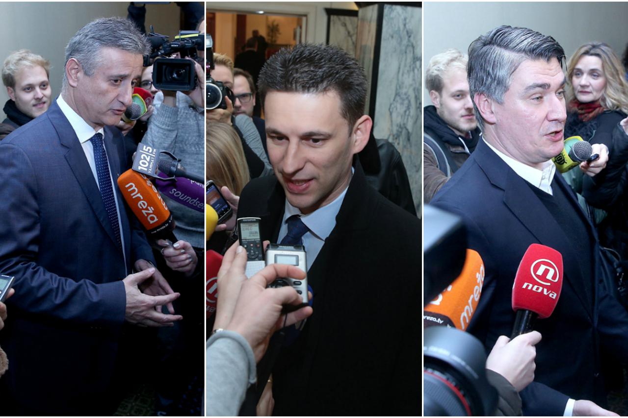 Tomislav Karamarko, Božo Petrov i Zoran Milanović