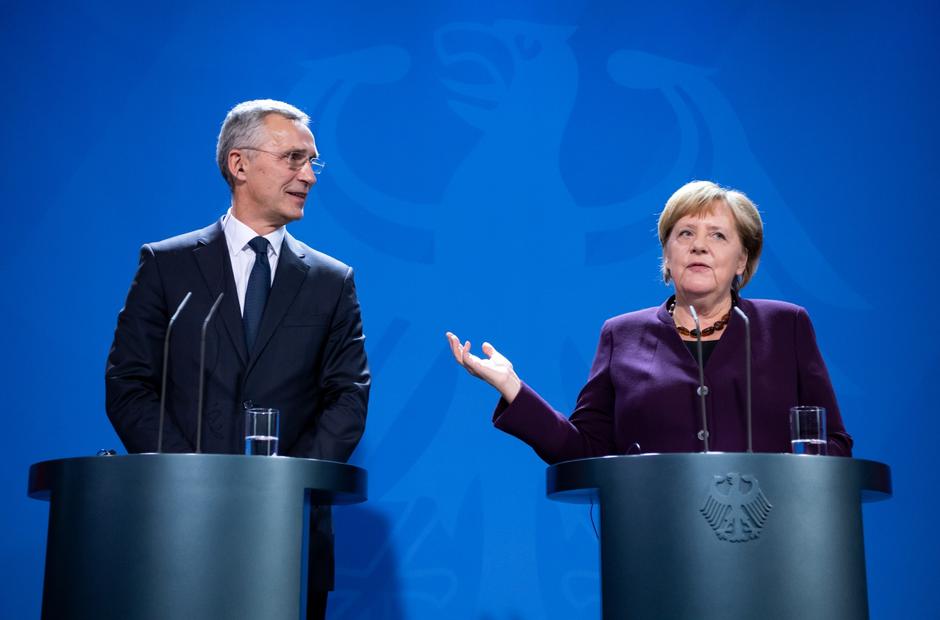 Angela Merkel i Jens Stoltenberg