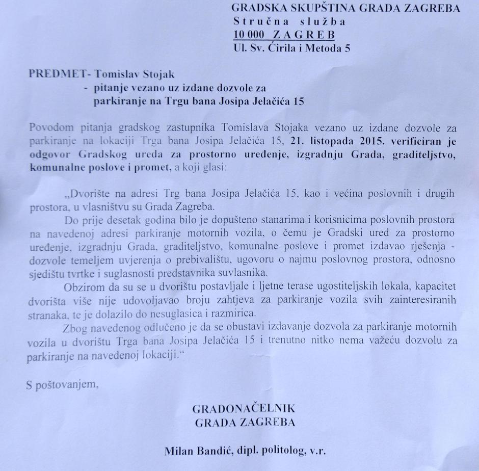 parkiranje Braco Pill