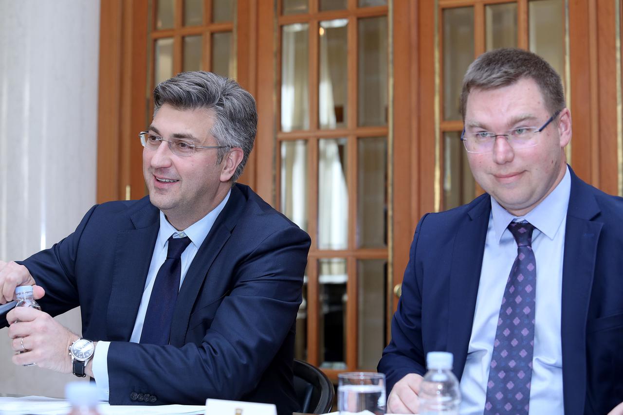 Andrej Plenković i Marko Pavić