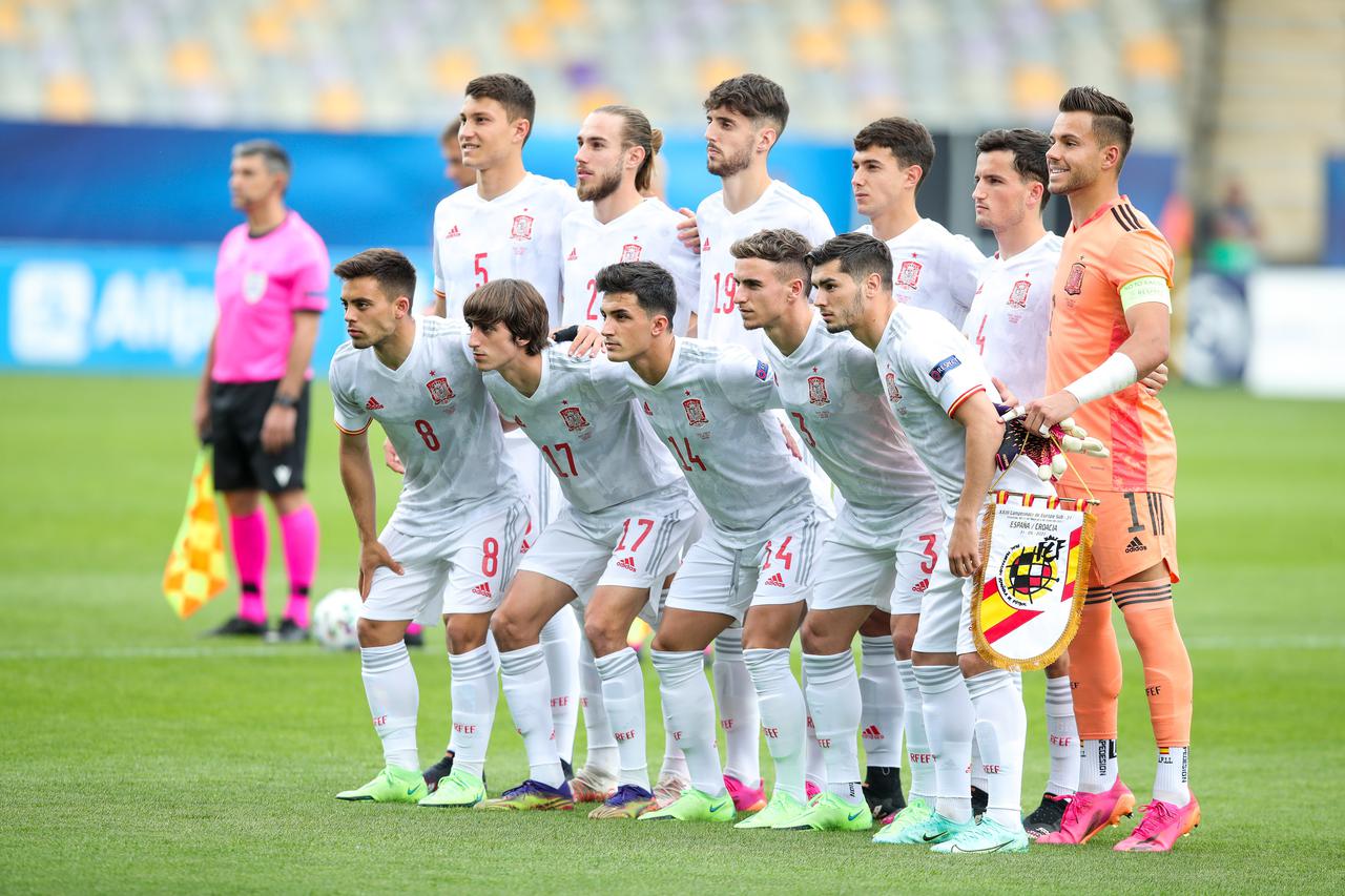 Utakmica četvrtfinala Europskog U21 prvesntva između Španjolske i Hrvatske