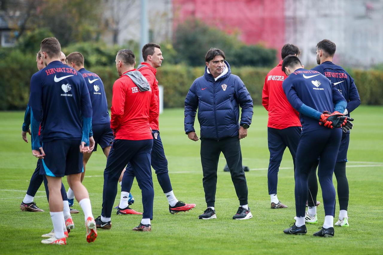 Zagreb: Trening hrvatske nogometne reprezentacije 