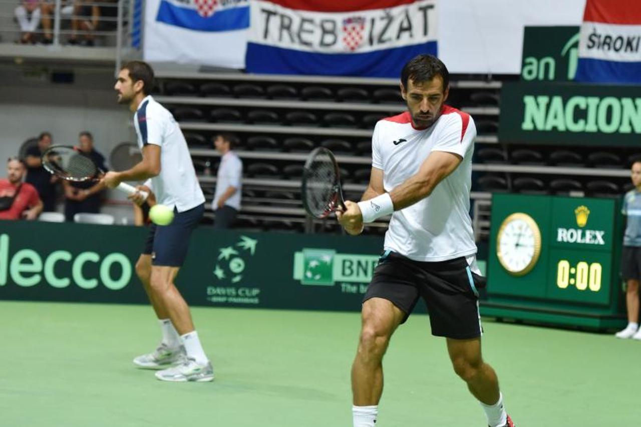 Davisov kup, Hrvatska - Francuska: Marin Čilić i Ivan Dodig