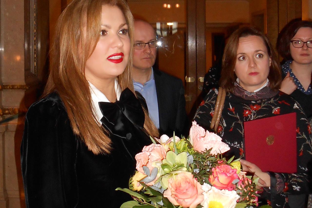 Ana Netrebko postaje komorna pjevačica Bečke opere, 16. 2. 2017. snimio D. Derk 