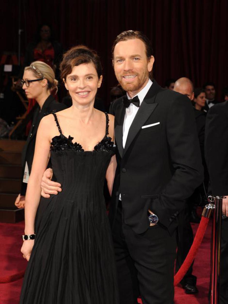 Ewan McGregor and Eve Mavrakis 