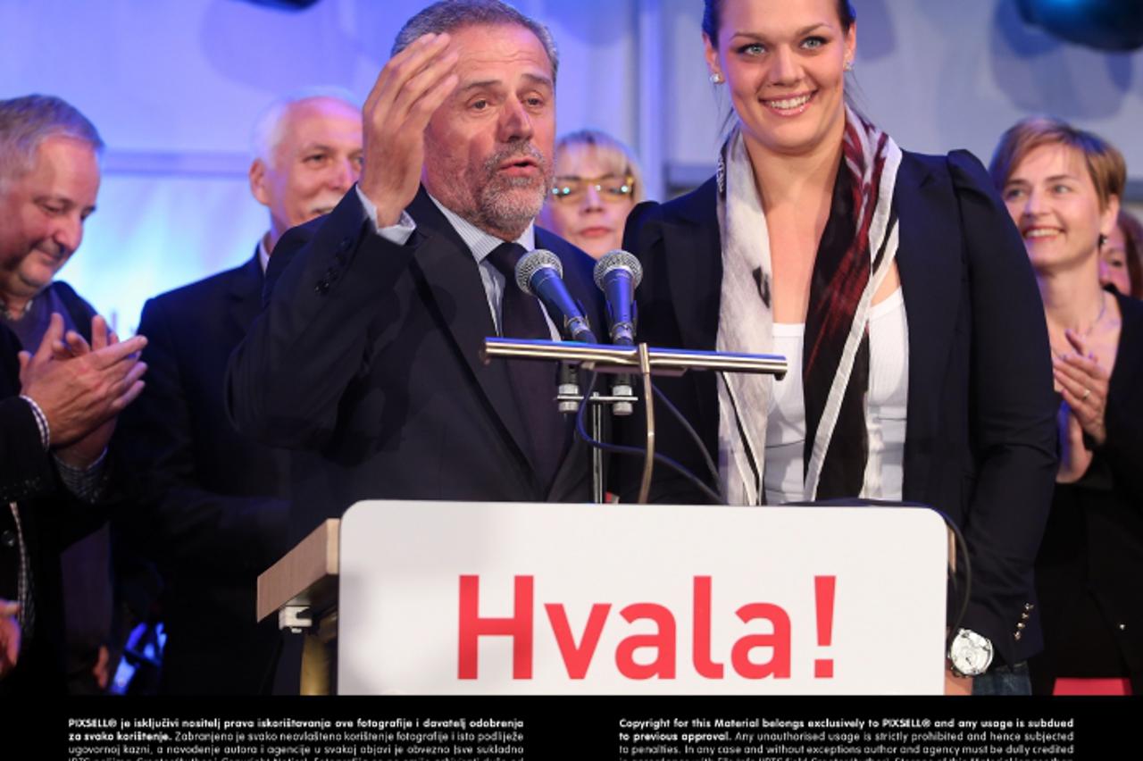 '02.06.2013.,  Zagreb - Izborni stozer gradonacelnika grada Zagreba, Milana Bandica. Photo: Jurica Galoic/PIXSELL'