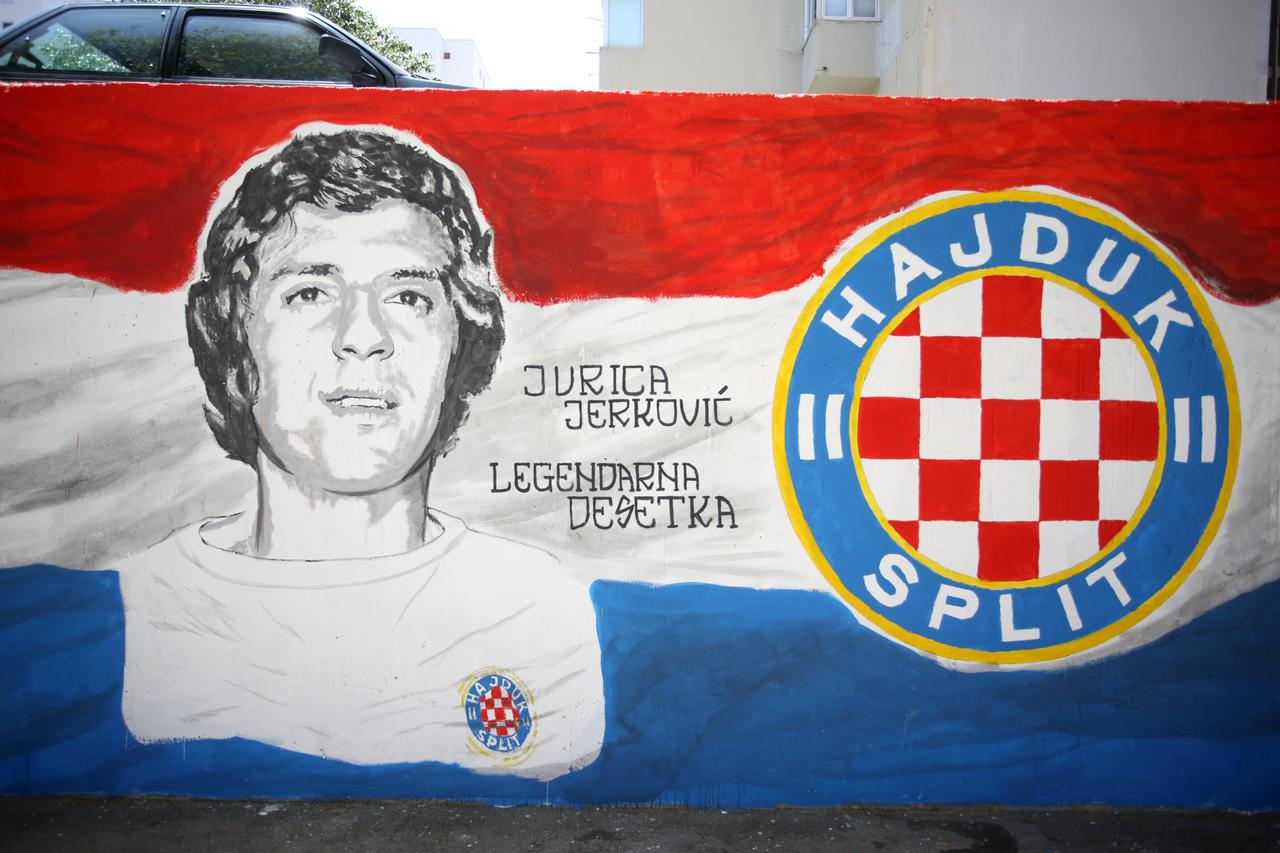 Split: Mural posvećen Oliveru Dragojeviću i Jurici Jerkoviću