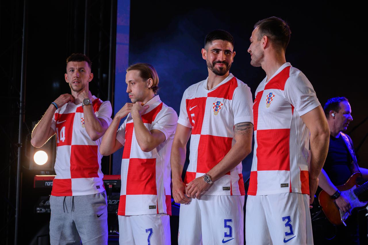 Zagreb: Ekskluzivno predstavljanje novih dresova hrvatske nogometne reprezentacije