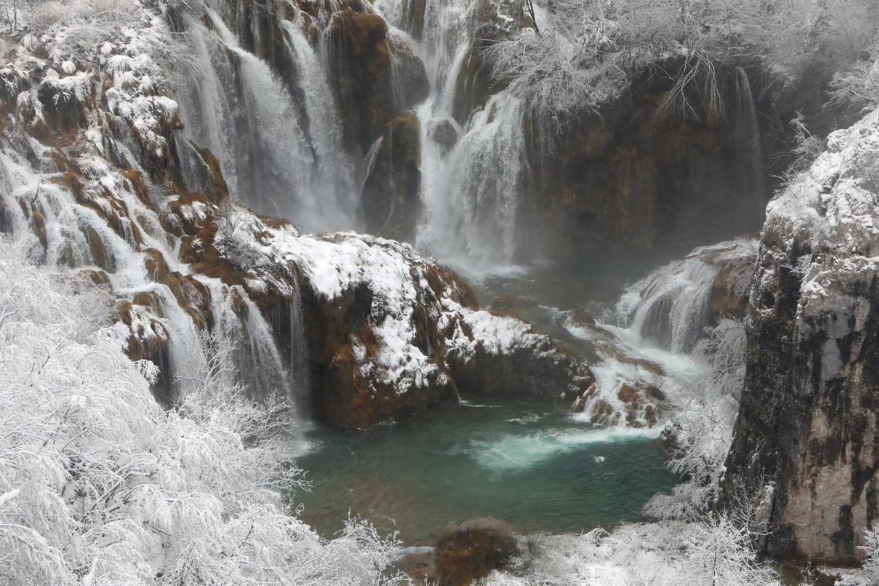 Zimska idila na Plitvičkim jezerima