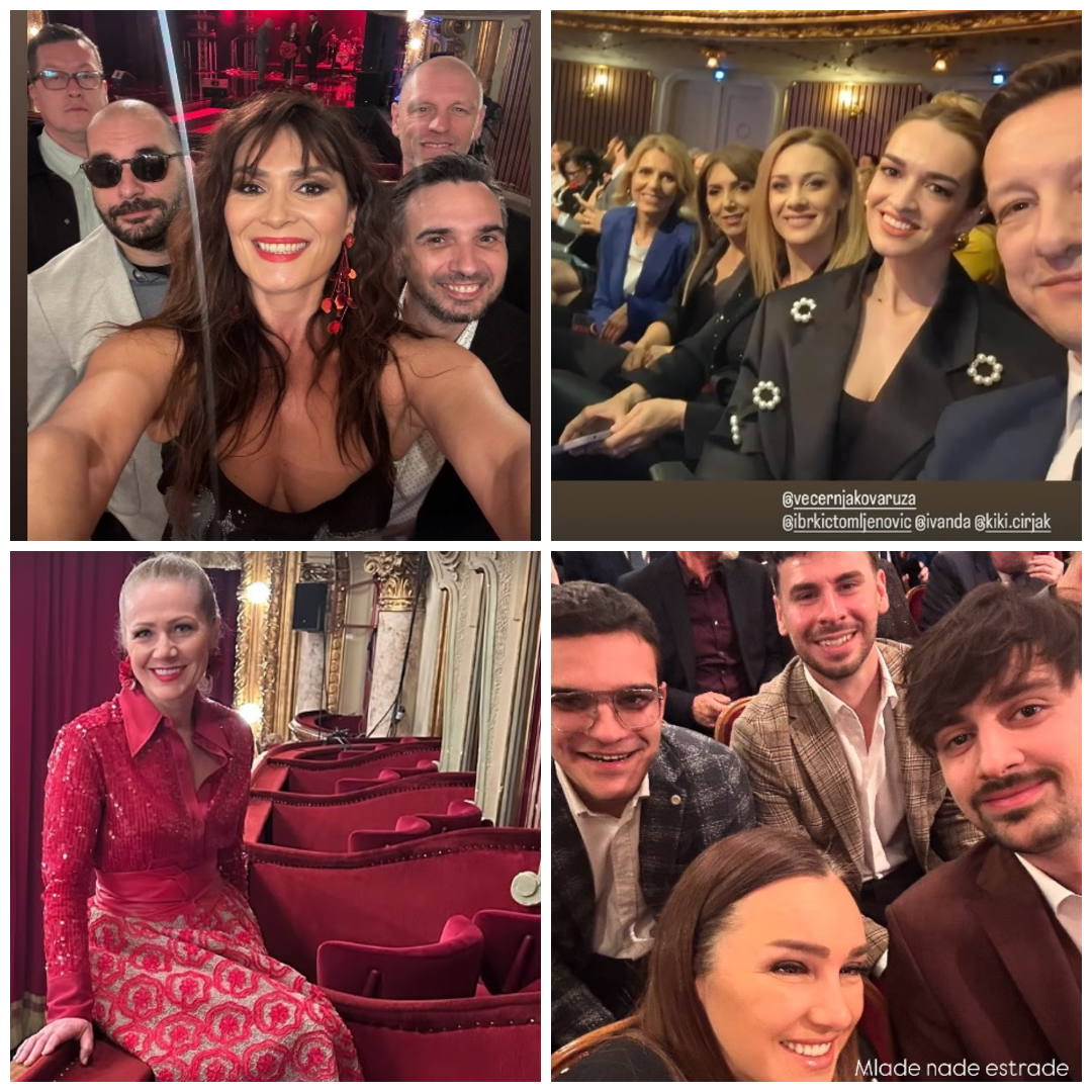 Večernjakova ruža sinoć se po 31. održala u zagrebačkom HNK u kojem su brojne poznate osobe sinoć uživale u spektakularnoj dodjeli najstarije i najprestižnije medijske nagrade. Na društvenim mrežama ovih dana najpopularniji je Hashtag Večernjakova ruža, a sinoć su poznati na Instagramu podijelili brojne fotografije s dodjele, među kojima su selfiji, pohvale za izvođače, prezentere i voditeljice Danielu Trbović i Doris Pinčić Guberović. Izdvojili smo galeriju fotografija koje su sinoć snimili naši poznati.