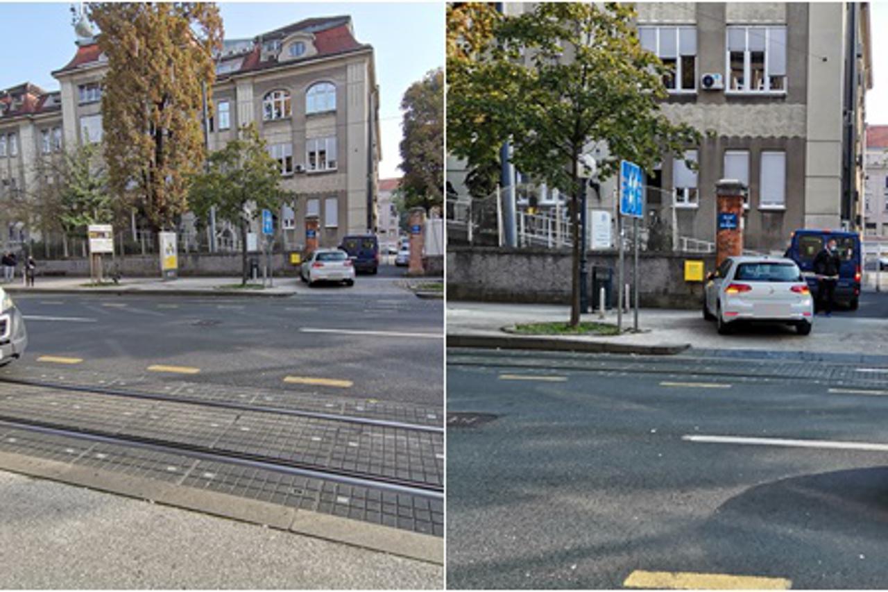 Zbog vozila koja su se parkirala ispred ulaza, hitna pomoć nije mogla ući u dvorište Klinike