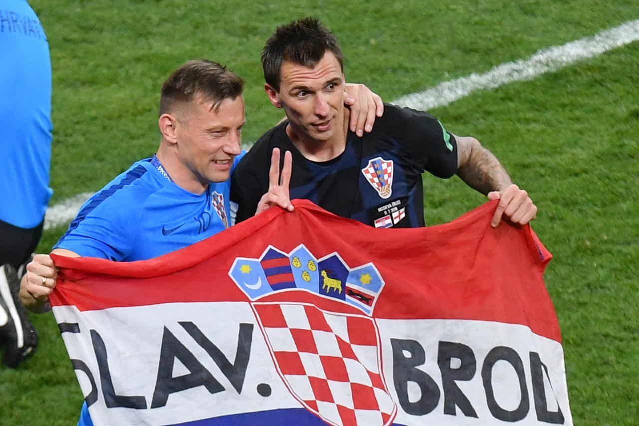 Mario Mandžukić i Ivica Olić