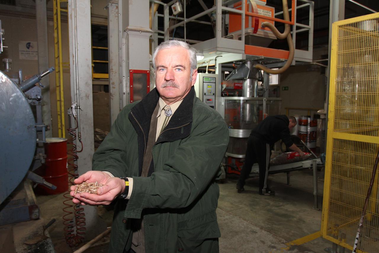 15.11.2012., Delnice - Raoul Cvecic Bole, vlasnik tvornice Energy Pellets. Photo: Goran Kovacic/PIXSELL