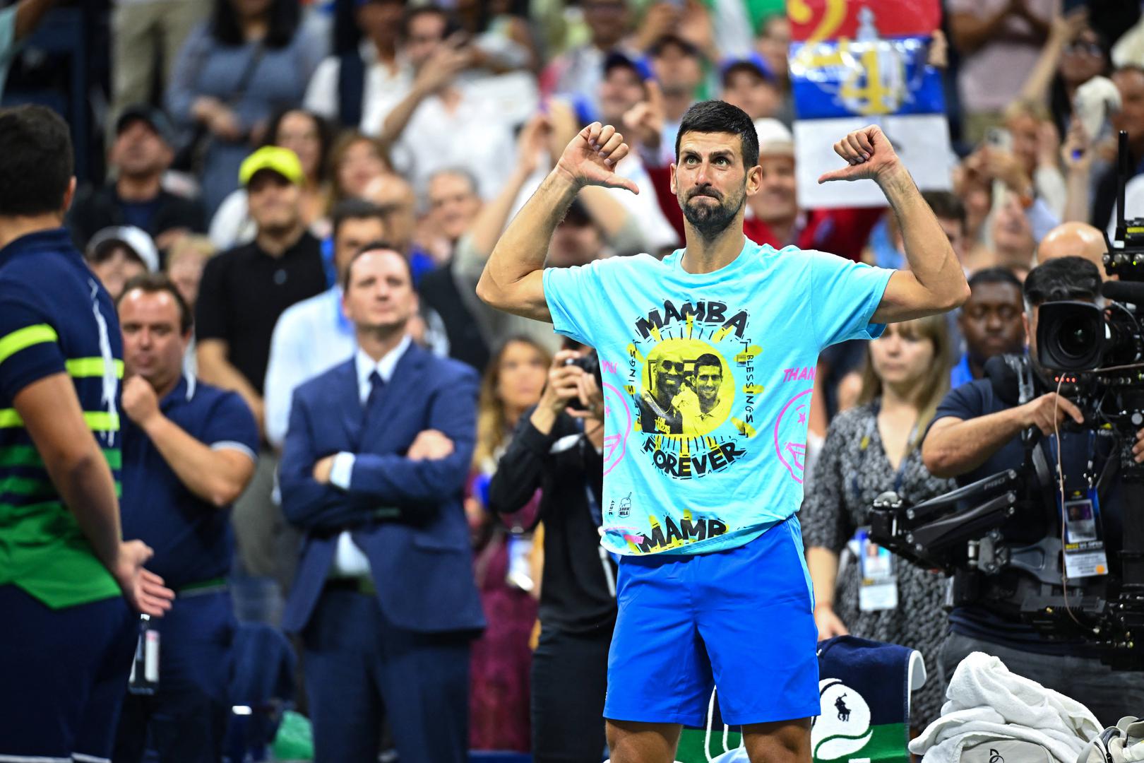 Novak Djokovic (SRB) wins his 24th Grans Slam at the 2023 US Open at Billie Jean National Tennis Center in New York City, NY, USA, on September 10, 2023. Photo by Corinne Dubreuil/ABACAPRESS.COM Photo: Dubreuil Corinne/ABACA/ABACA