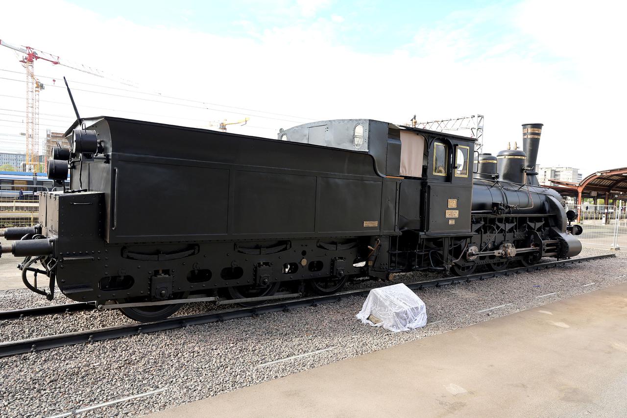 Zagreb: Na Glavnom kolodvoru završena obnova parne lokomotive "Crna Katica"