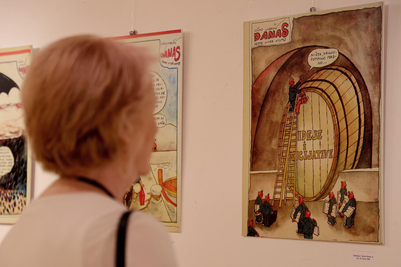 Split: Izložba karikatura Joška Marušića