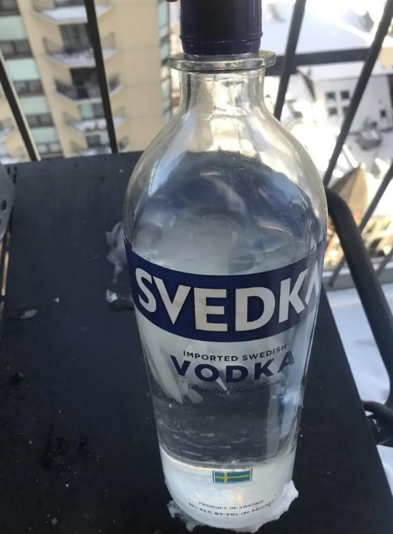Ni votka se više ne može piti.