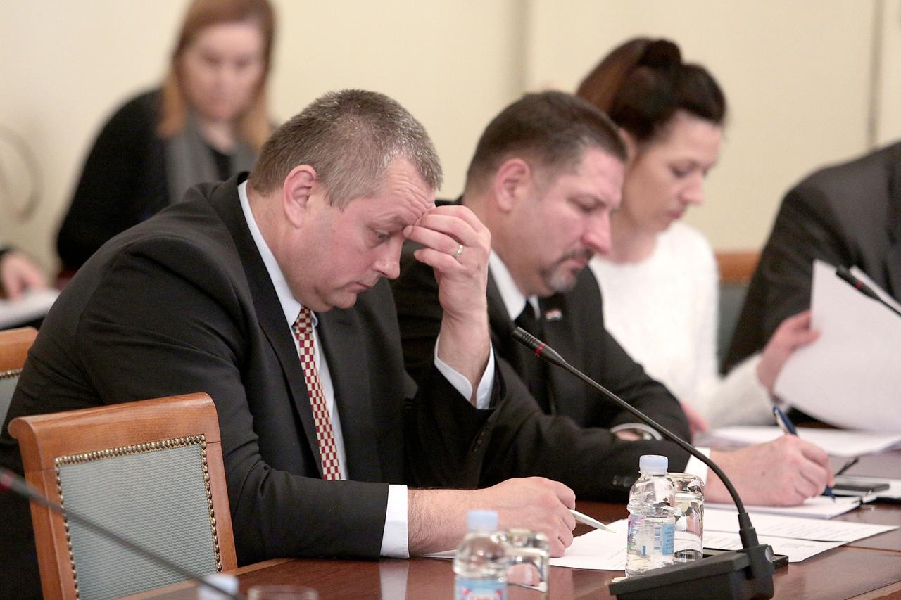 27.01.2016., Zagreb - U Saboru je odrzana prva sjednica Odbora za veterane u osmom sazivu. Mijo Crnoja