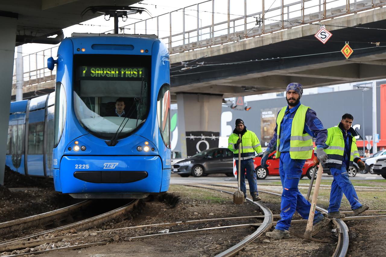 Zagreb: Počeli su  radovi na okretištu kod Zapruđa 