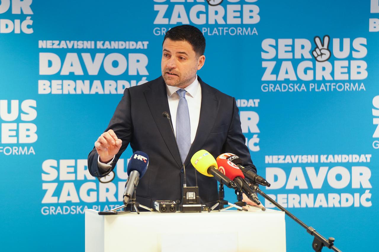 Zagreb: Konferencija za medije Davora Bernardića i stranke Servus