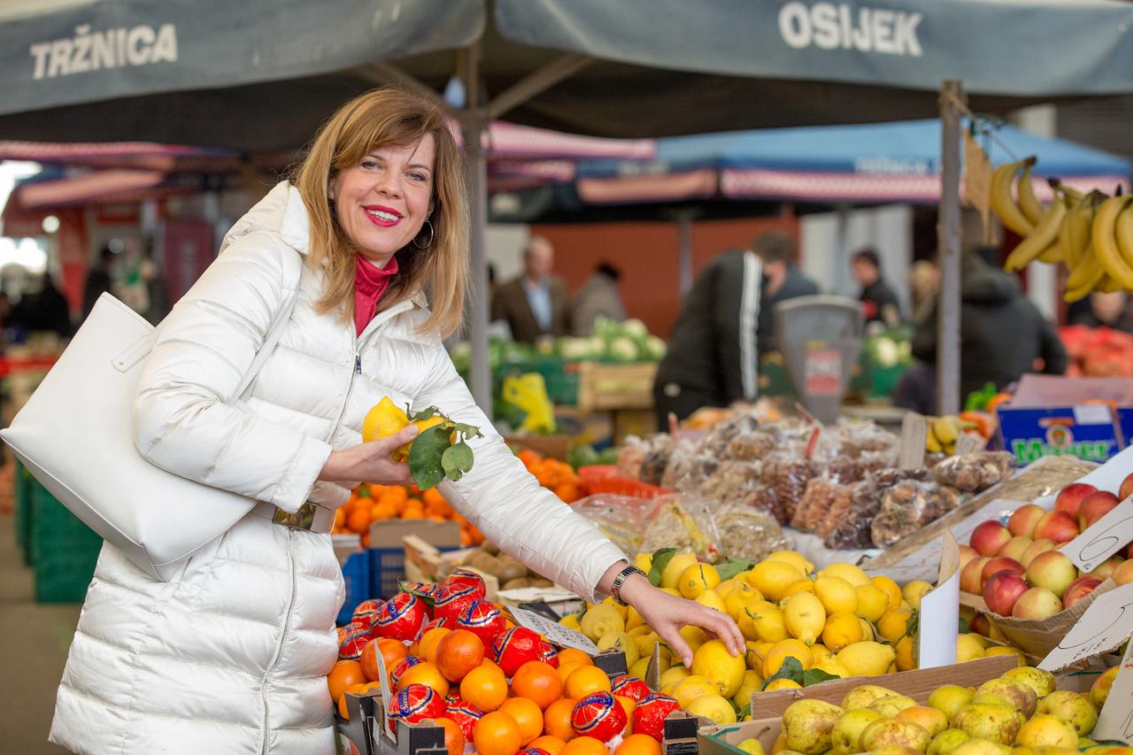 Osijek: Biljana Borzan, hrvatska političarka, liječnica i članica SDP-a