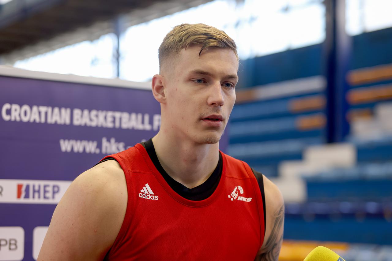 Zadar: Otvoreni trening hrvatske košarkaške reprezentacije uoči utakmice protiv Francuske