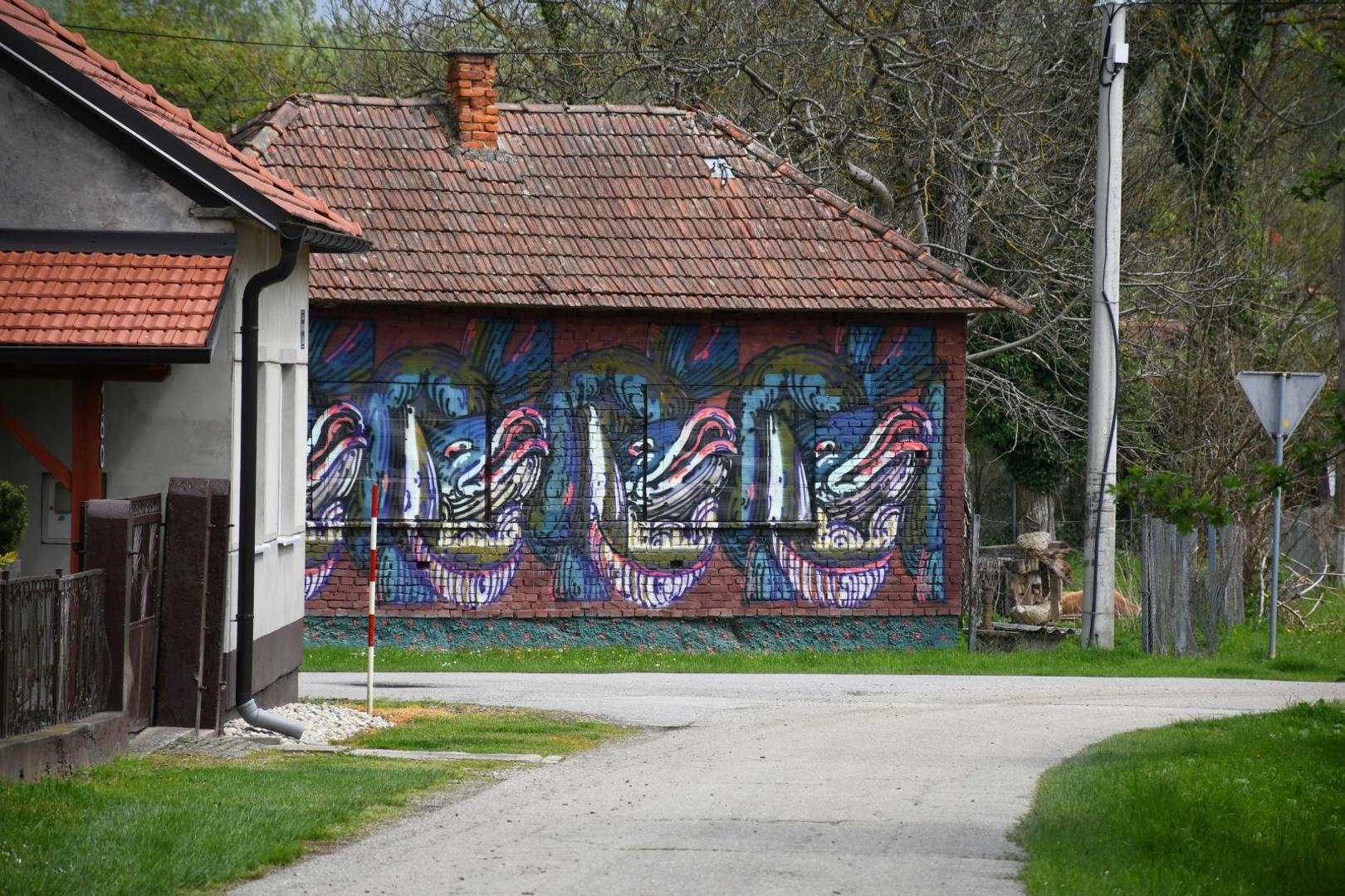 03.05.2021., Legrad - Turisticka patrola Vecernjeg lista. Legrad. Jedna od najvecih atrakcija je Grafiti ranc.  
Photo:Damir Spehar/PIXSELL