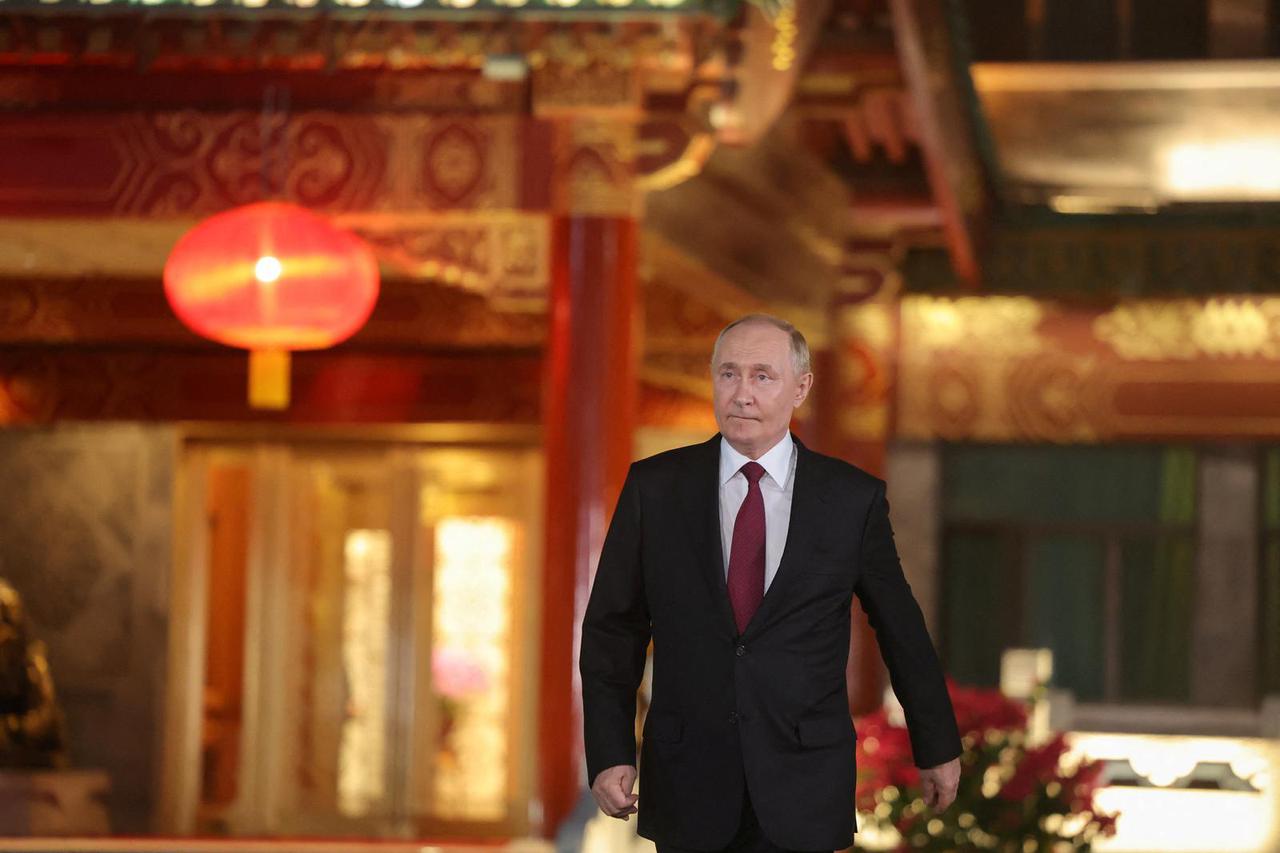 Russian President Putin holds press conference at end of China visit