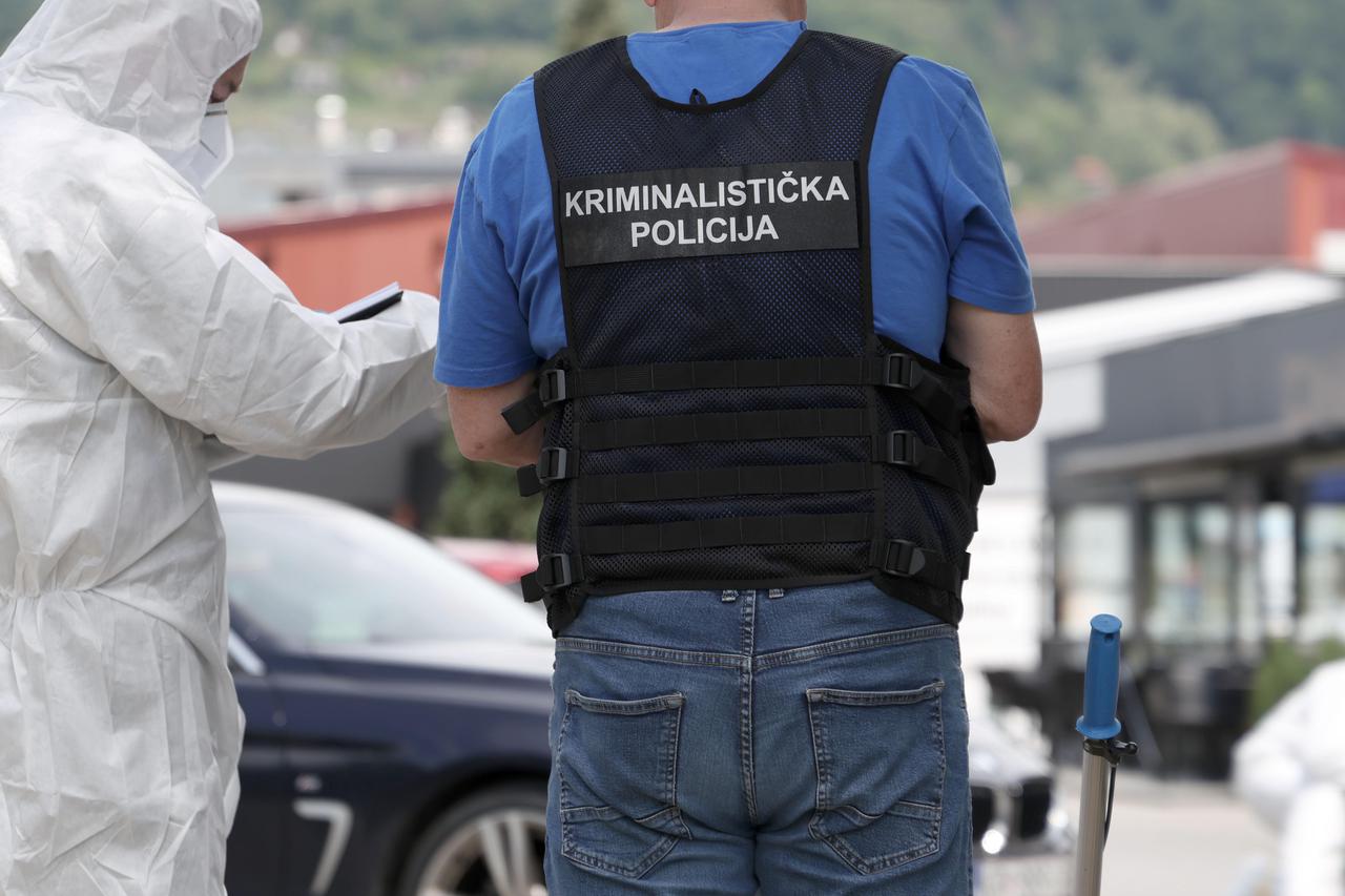 Krapina: Policijski očevid na mjest ubojstva šefa krim policije Roberta Grileca