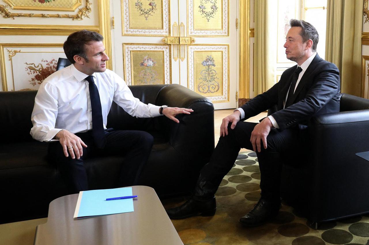 Macron i Musk sastali su se uoči investicijske konferencije