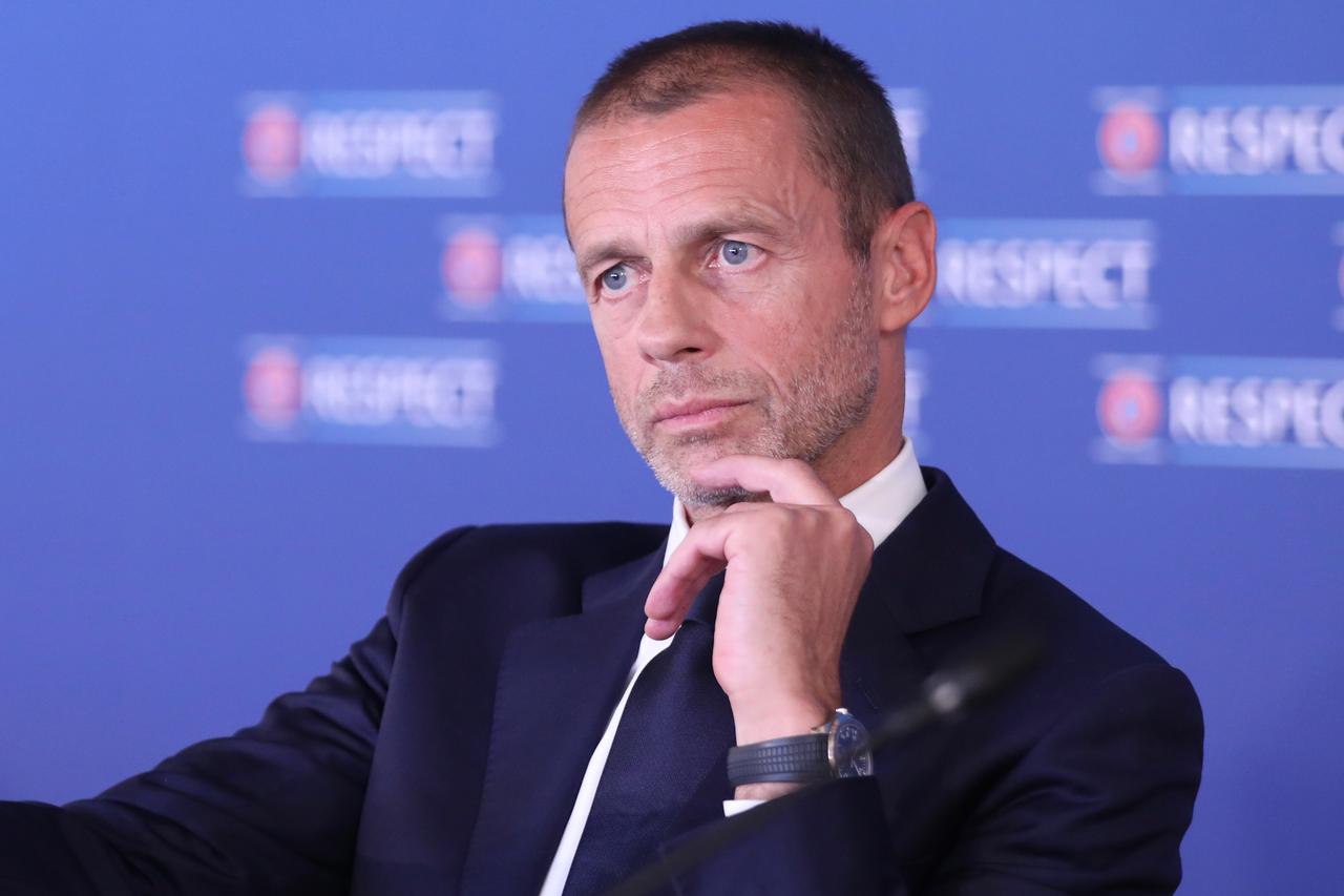 Hvar: Predsjednik  UEFA-e Aleksander Čeferin održao je konferenciju za medije 