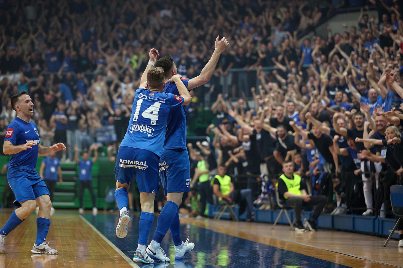 Zagreb: Četvrta utakmica finalne serije 1.HMNL između Futsal Dinama i Olmissuma