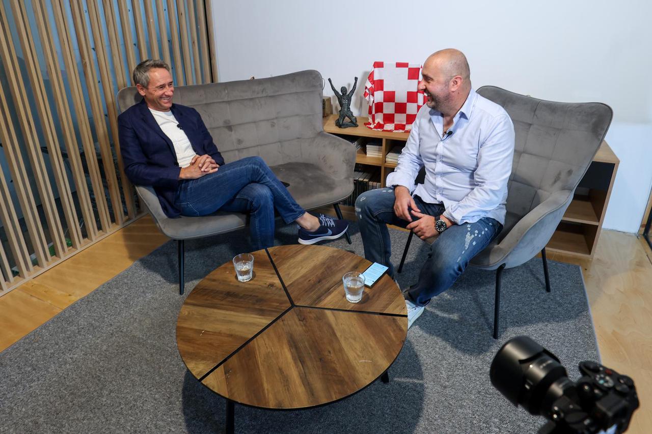 Zagreb: Željko Janković i gost Primož Gliha u studiju Večernjeg lista