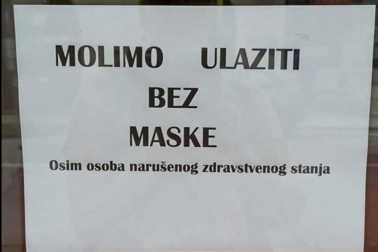 Natpis na lokalu