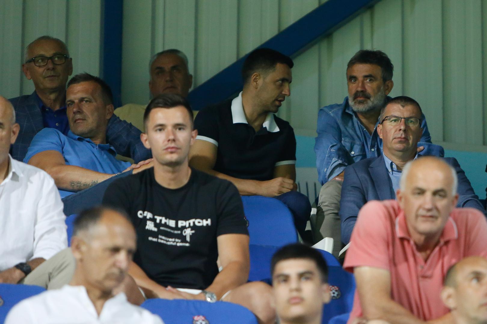 18.07.2021.,Siroki Brijeg - Zoran Mamic i Ivo Dzidic na utakmici NK Siroki Brijeg - HSK Zrinjski.
Photo: Denis Kapetanovic/HaloPix/PIXSELL