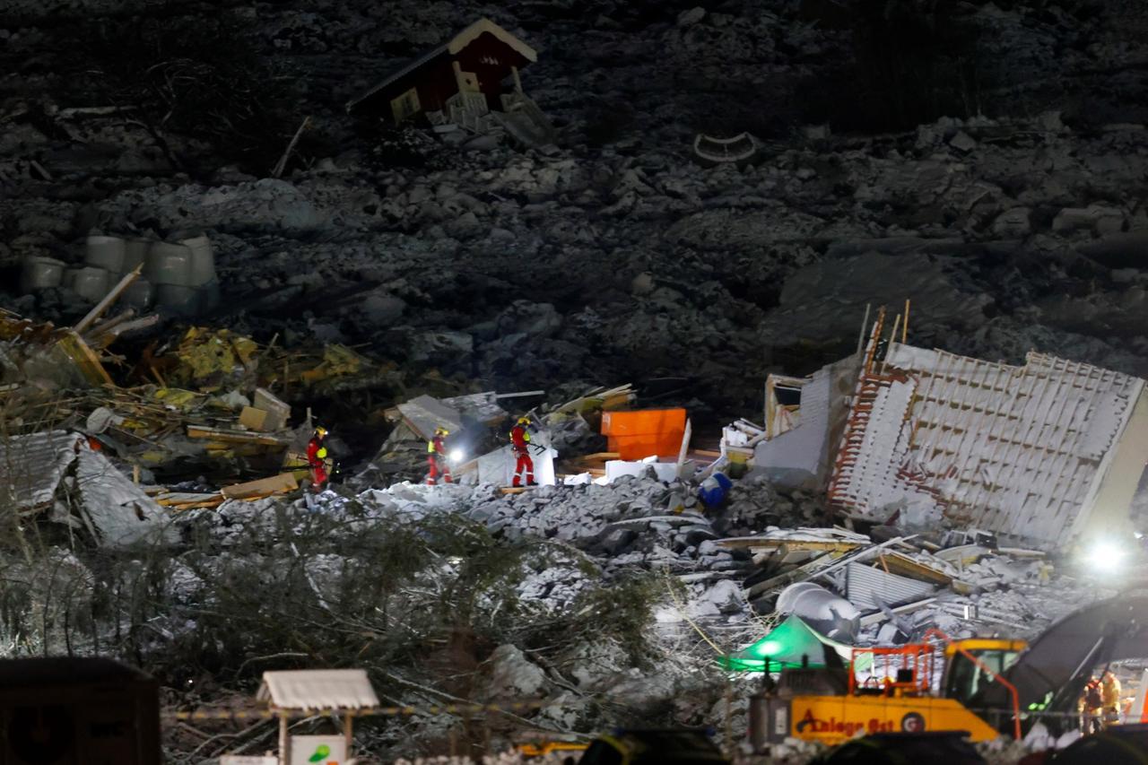 Landslide in Gjerdrum