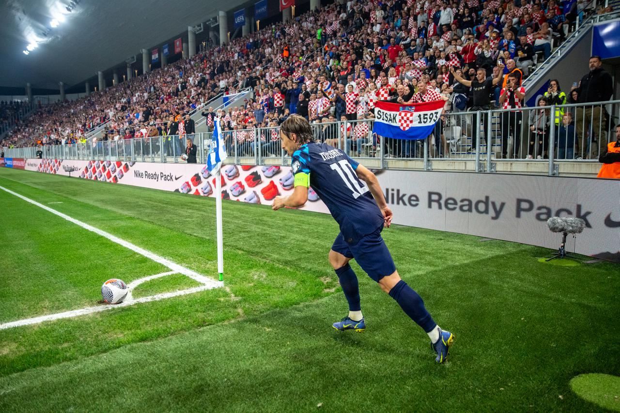 Osijek: Susret Hrvatske i Turske u kvalifikacijama za EURO 2024. 
