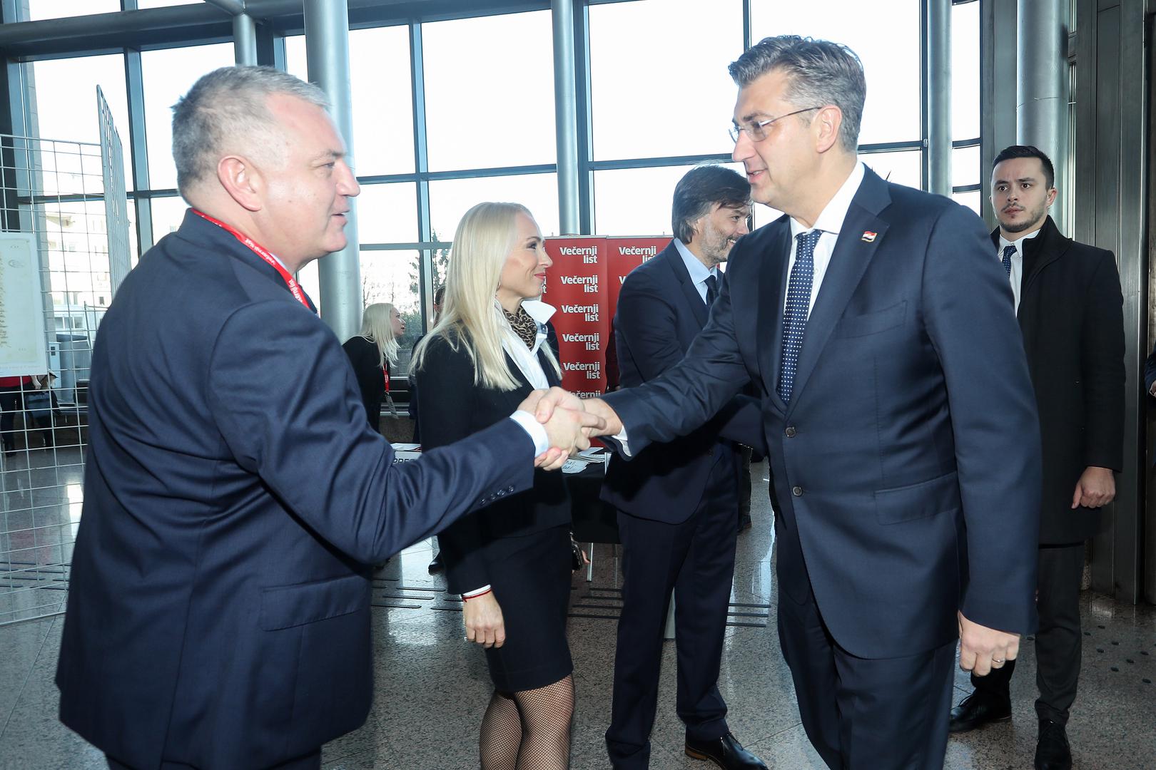 Ministar gospodarstva Darko Horvat i premijer Andrej Plenković