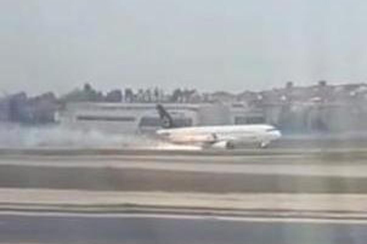 zapaljeni airbus