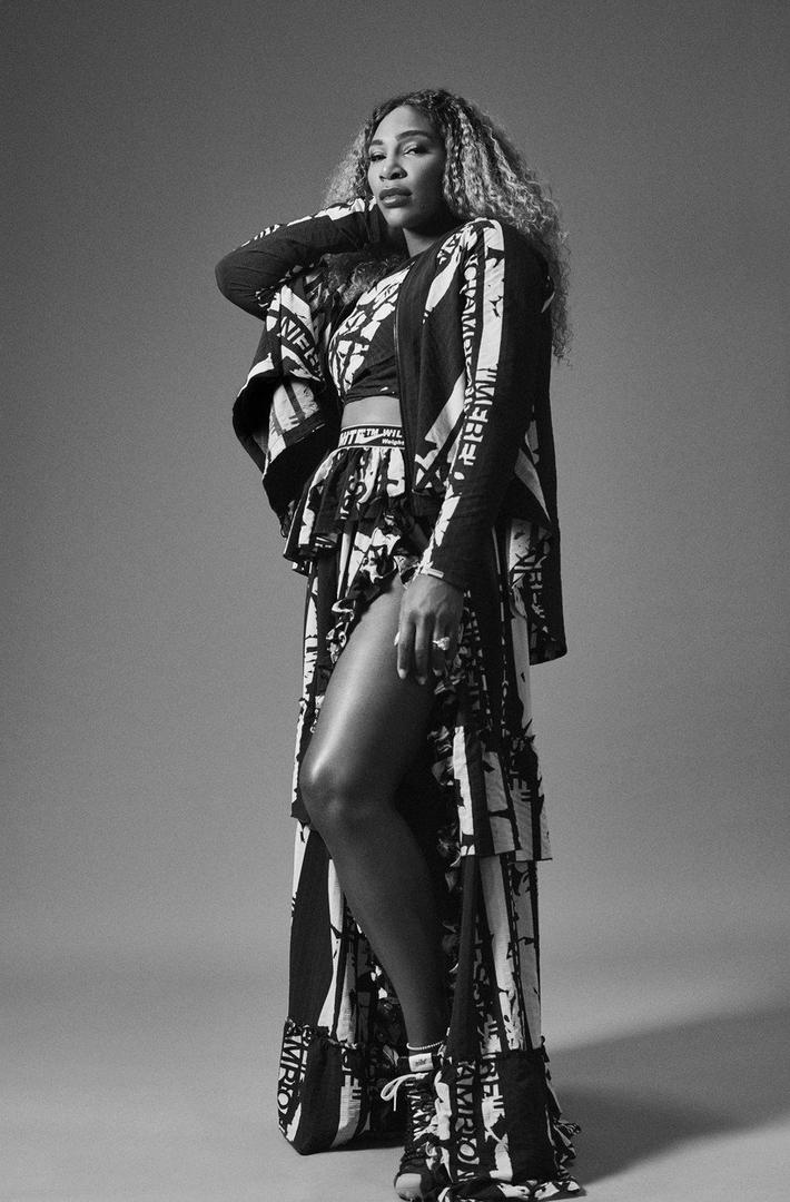 37-godišnjakinja se udružila s dizajnerom Virgilom Ablohom kako bi izradili jaknu s plaštom.